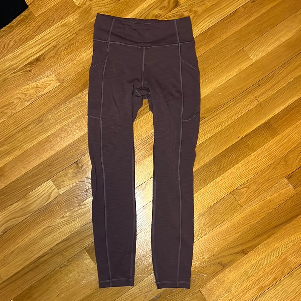 Invigorate High Rise Tight 25” Heathered Black Currant